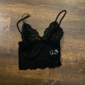 Elegant Black Lace Bralette